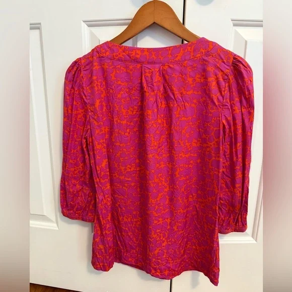 Boden Hampstead Silk Blend Floral print blouse Size 6 - Picture 5 of 8